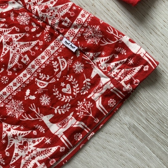 Little sleepies Christmas Womens red reindeer trees size X-LARGE holidays - Picture 4 of 14
